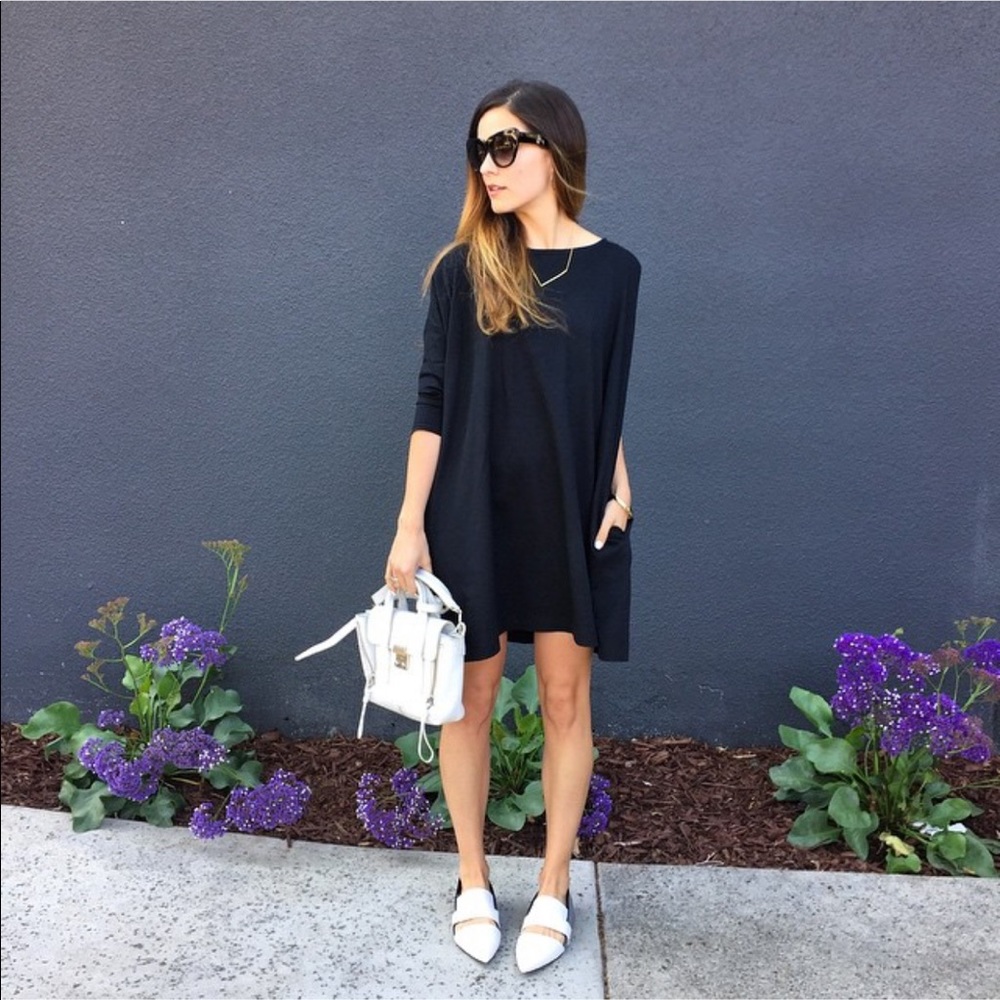 Alexander Wang Black and White Flats